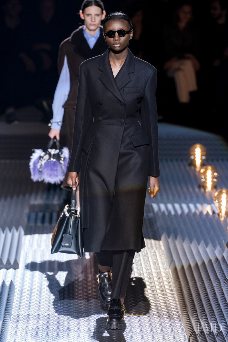 Assa Baradji featured in  the Prada fashion show for Autumn/Winter 2019