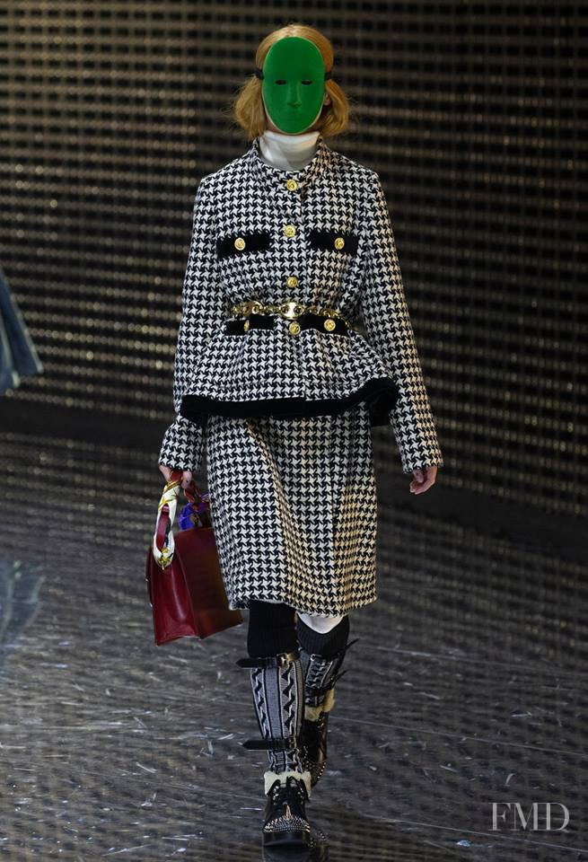 Alina Hoven featured in  the Gucci fashion show for Autumn/Winter 2019