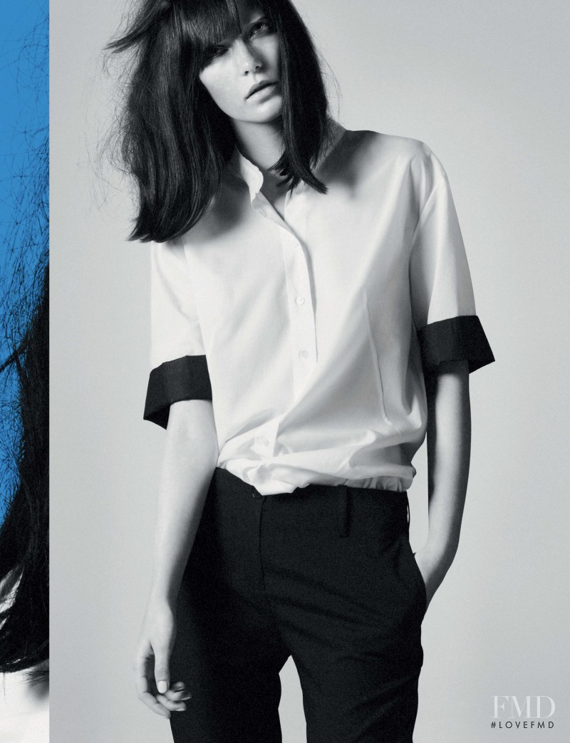 Valerija Kelava featured in  the Jil Sander Navy advertisement for Spring/Summer 2011