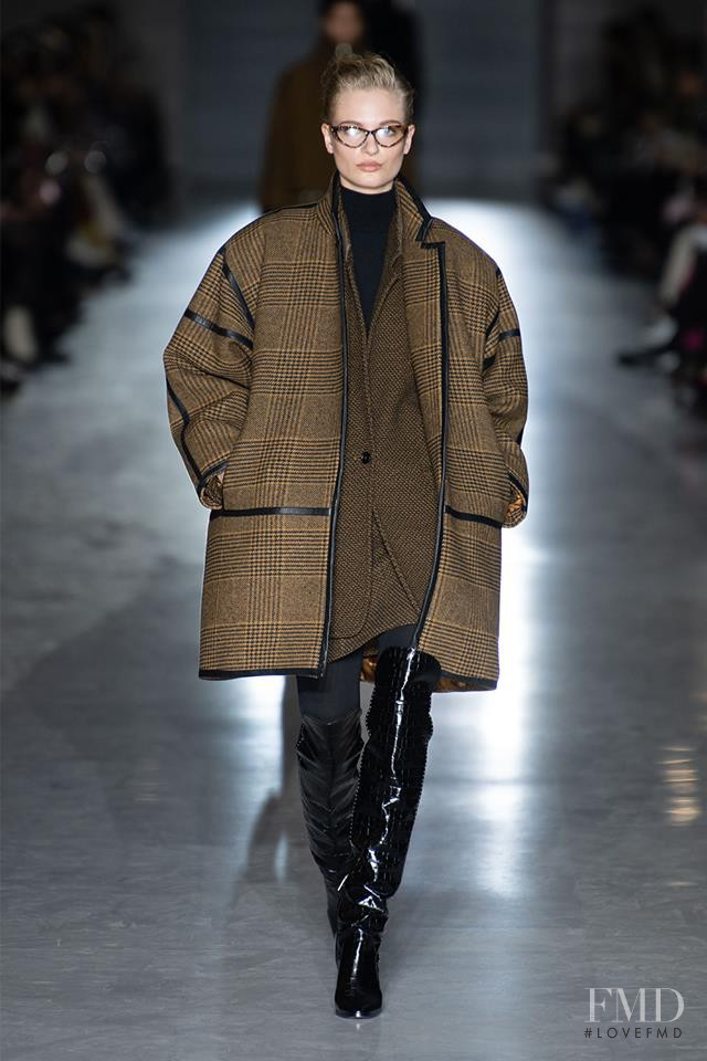 Frederikke Sofie Falbe-Hansen featured in  the Max Mara fashion show for Autumn/Winter 2019