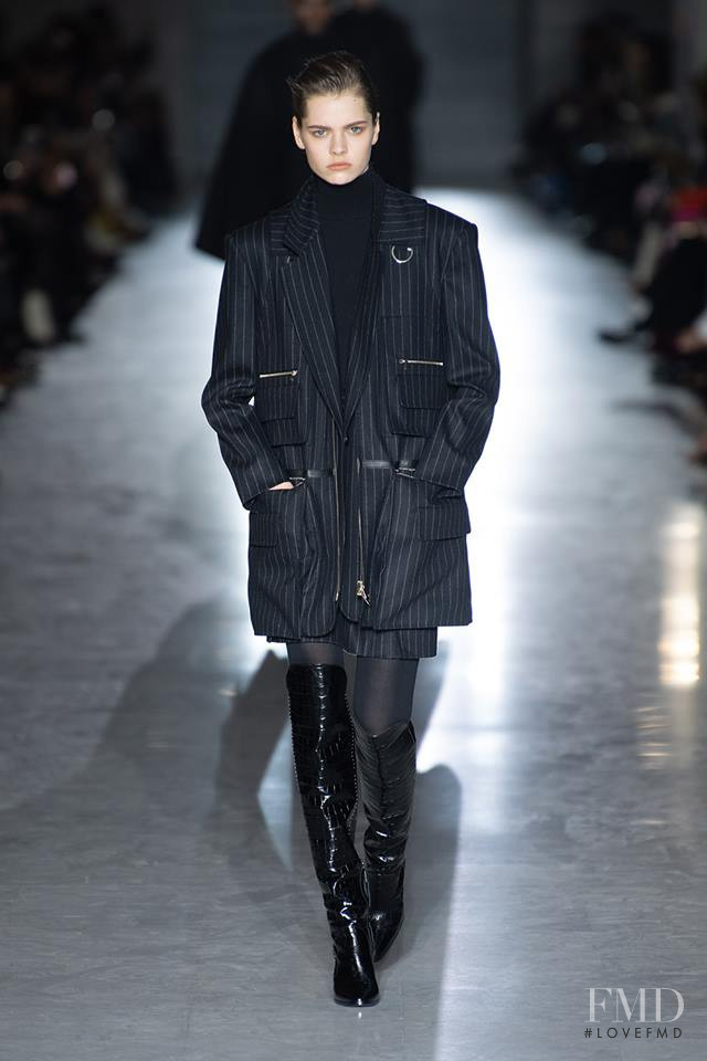Maud Hoevelaken featured in  the Max Mara fashion show for Autumn/Winter 2019