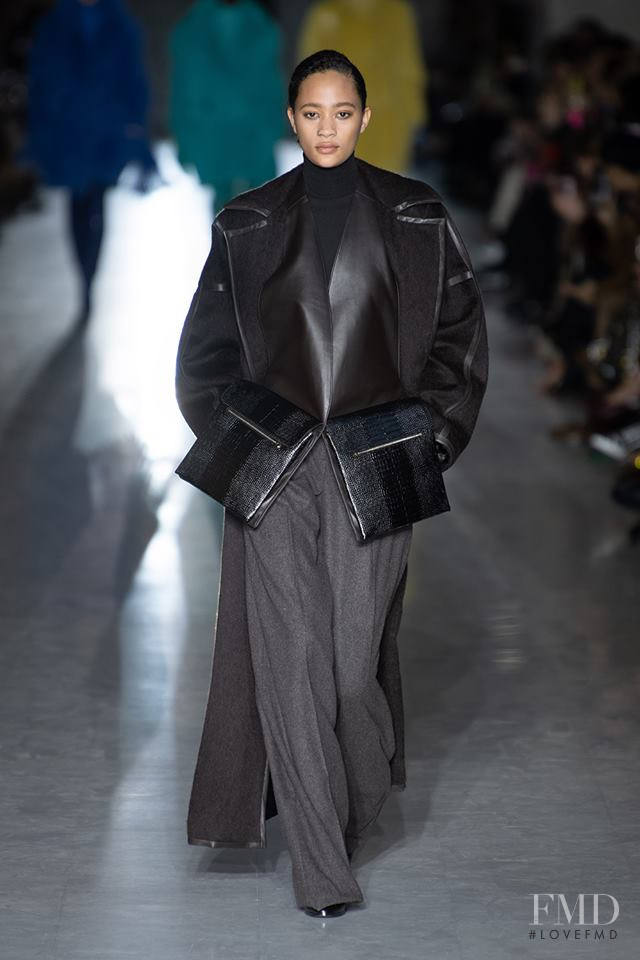 Selena Forrest featured in  the Max Mara fashion show for Autumn/Winter 2019