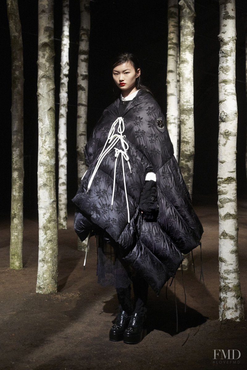 Cong He featured in  the Moncler Genius fashion show for Autumn/Winter 2019