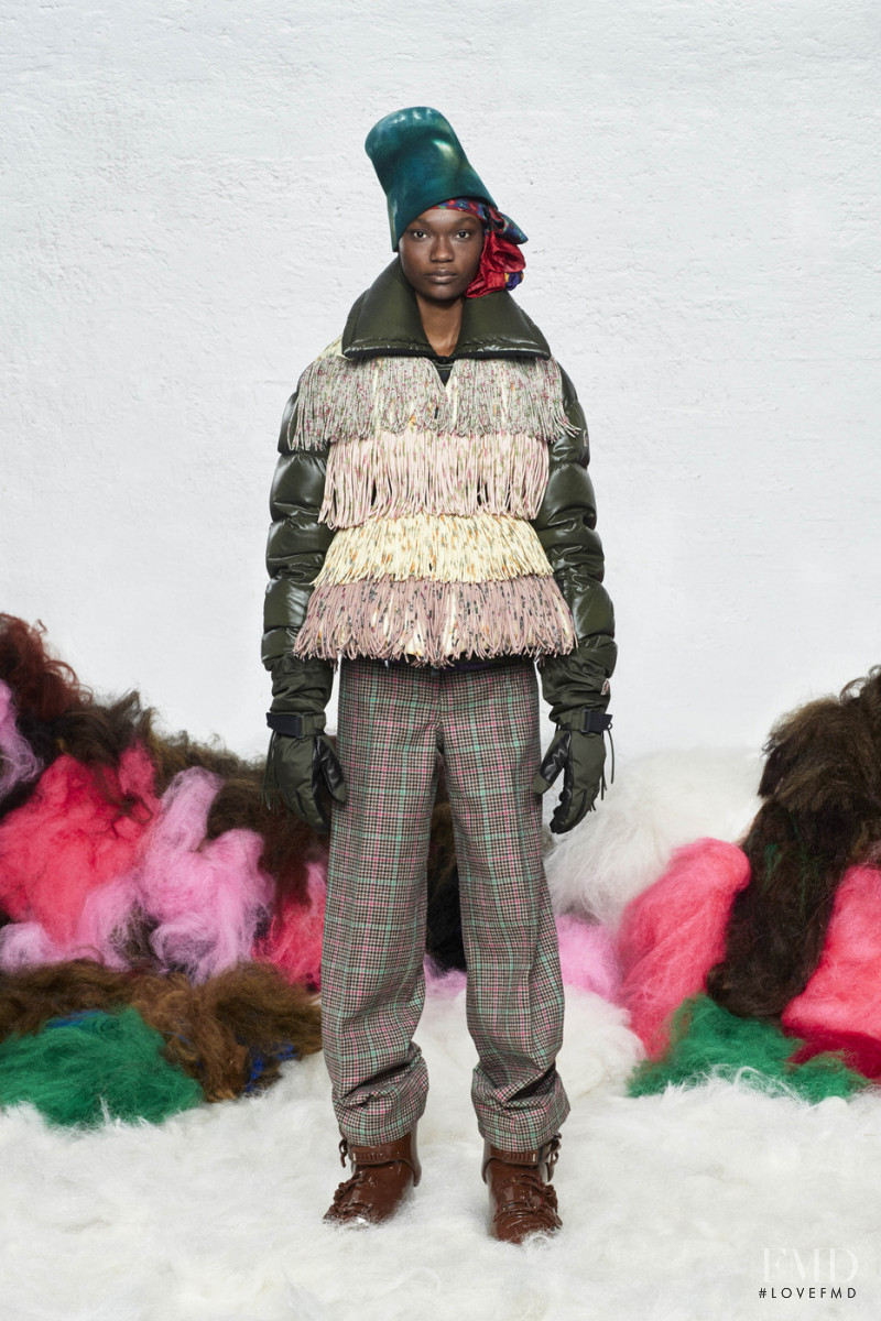 Naki Depass featured in  the Moncler Genius fashion show for Autumn/Winter 2019