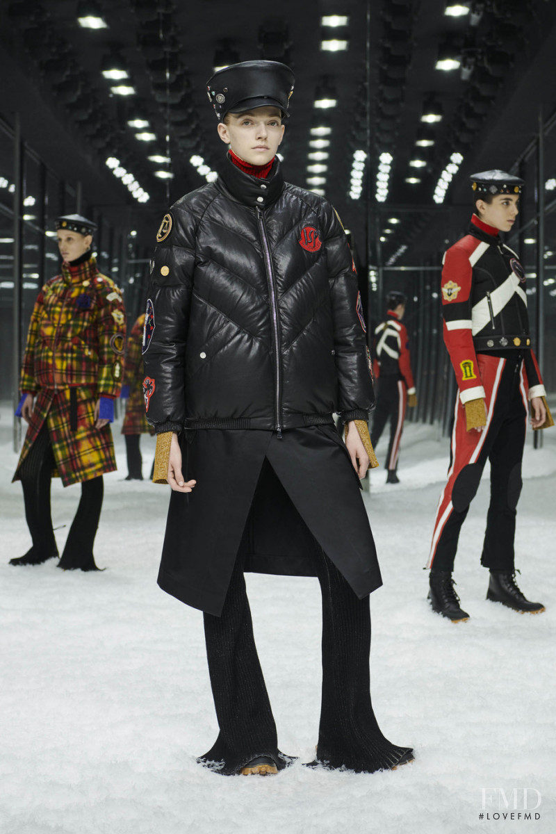 Eliza Kallmann featured in  the Moncler Genius fashion show for Autumn/Winter 2019