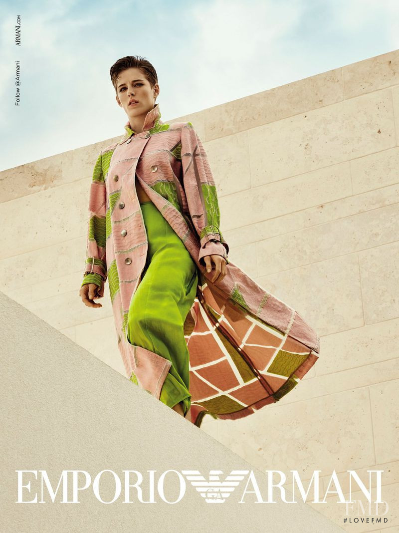 Emily Gafford featured in  the Emporio Armani Emporio Armani S/S 2019 advertisement for Spring/Summer 2019