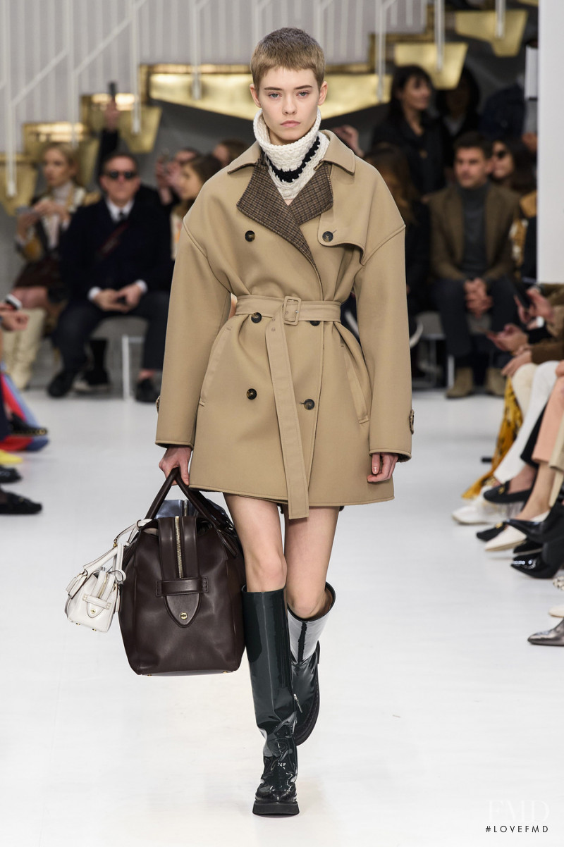 Maike Inga featured in  the Tod\'s fashion show for Autumn/Winter 2019