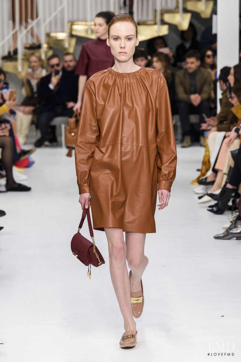 Kiki Willems featured in  the Tod\'s fashion show for Autumn/Winter 2019