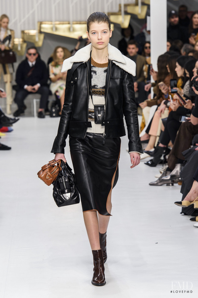 Mathilde Henning featured in  the Tod\'s fashion show for Autumn/Winter 2019
