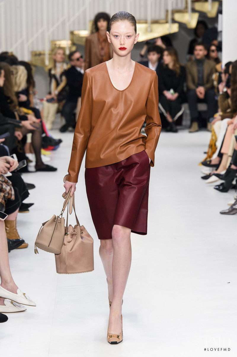 Sara Grace Wallerstedt featured in  the Tod\'s fashion show for Autumn/Winter 2019
