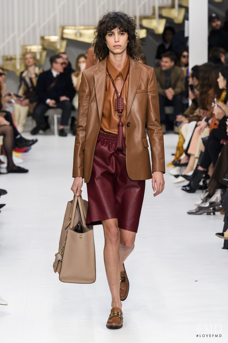 Mica Arganaraz featured in  the Tod\'s fashion show for Autumn/Winter 2019