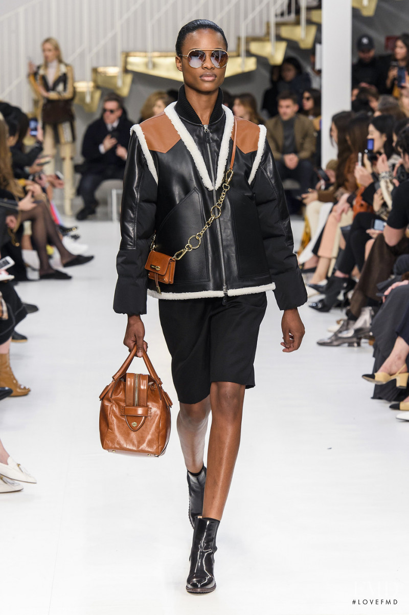 Mayowa Nicholas featured in  the Tod\'s fashion show for Autumn/Winter 2019