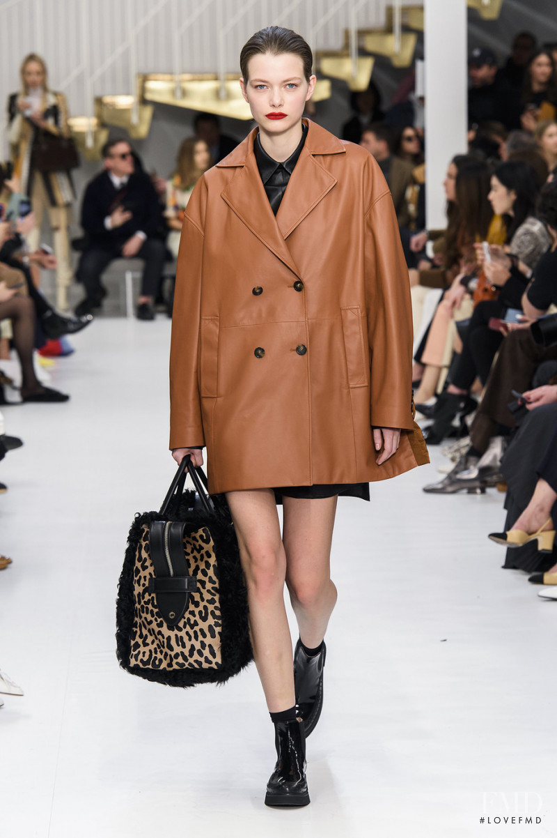 Louise Robert featured in  the Tod\'s fashion show for Autumn/Winter 2019