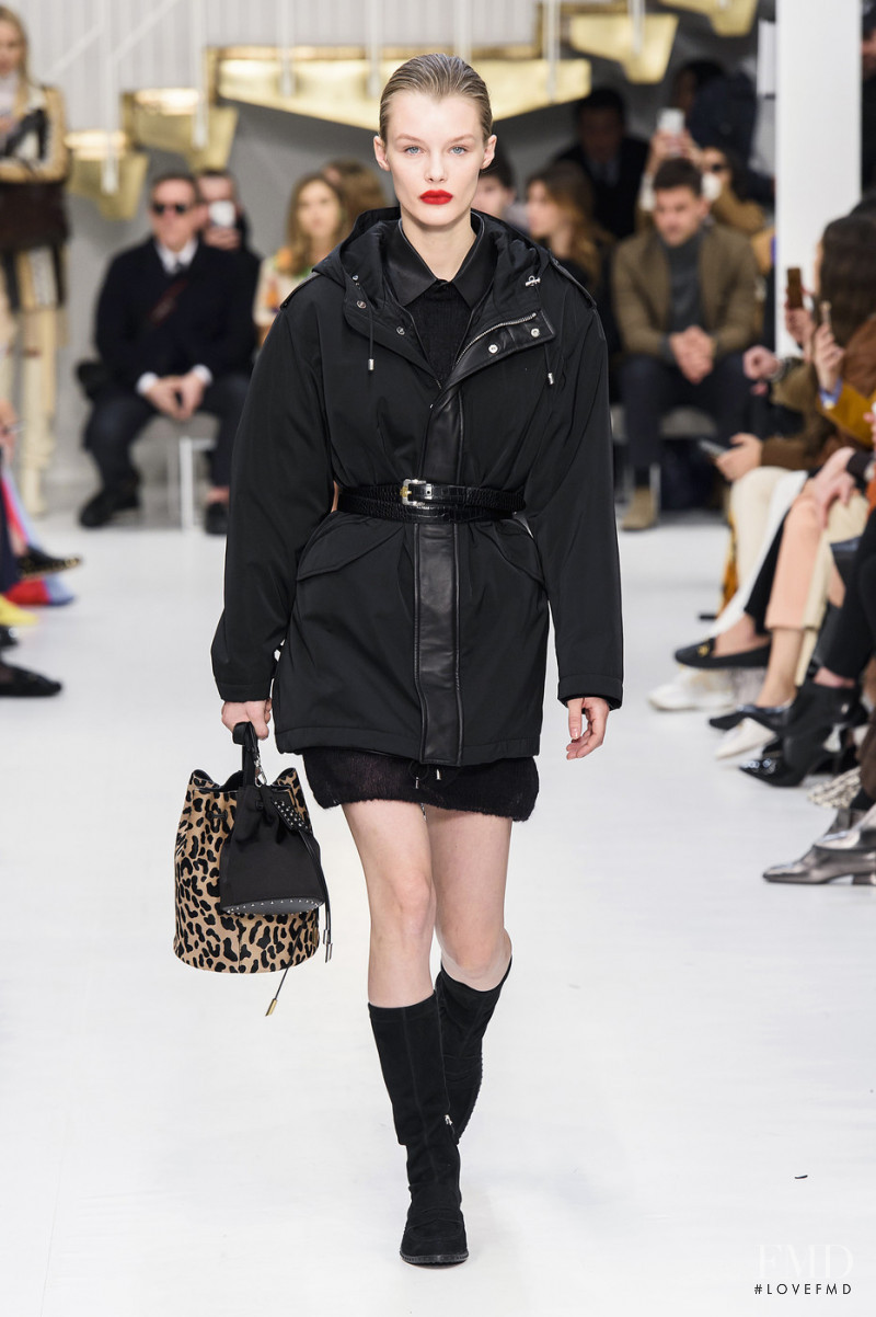 Kris Grikaite featured in  the Tod\'s fashion show for Autumn/Winter 2019