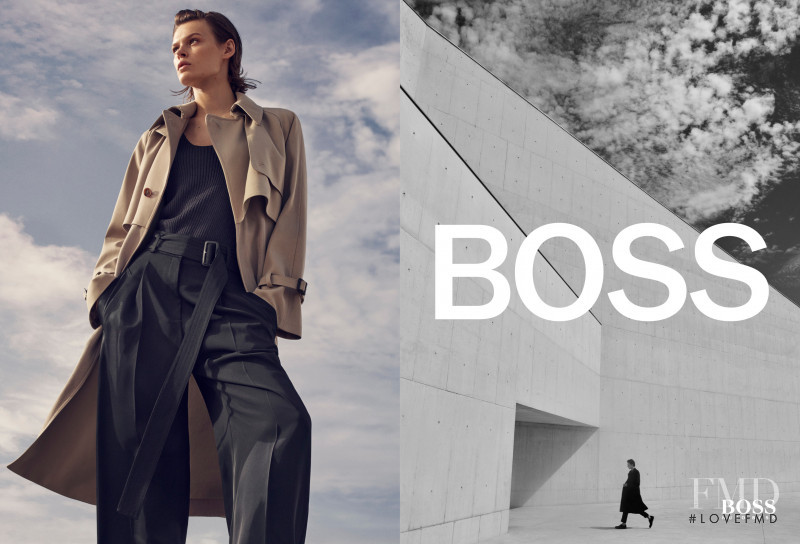 Cara Taylor featured in  the Hugo Boss Hugo Boss S/S 2019 advertisement for Spring/Summer 2019