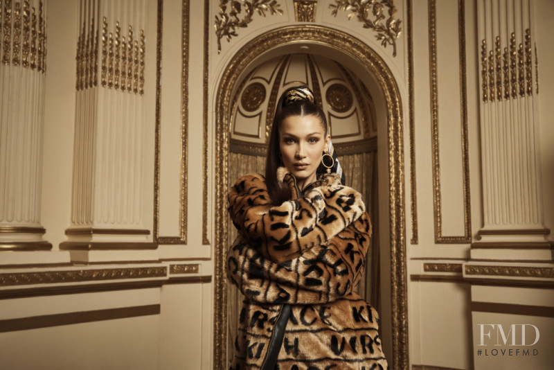 Bella Hadid featured in  the Kith Kith X Versace 2019 advertisement for Spring 2019