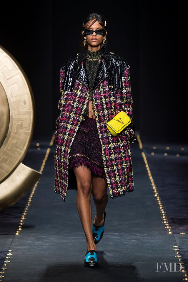 Natalia Montero featured in  the Versace fashion show for Autumn/Winter 2019