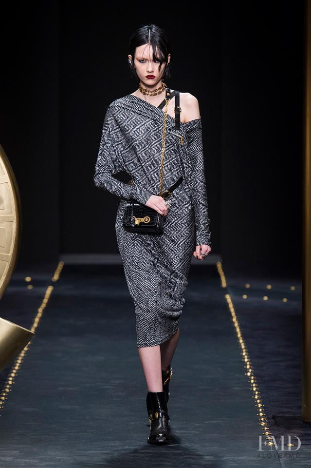 Sofia Steinberg featured in  the Versace fashion show for Autumn/Winter 2019