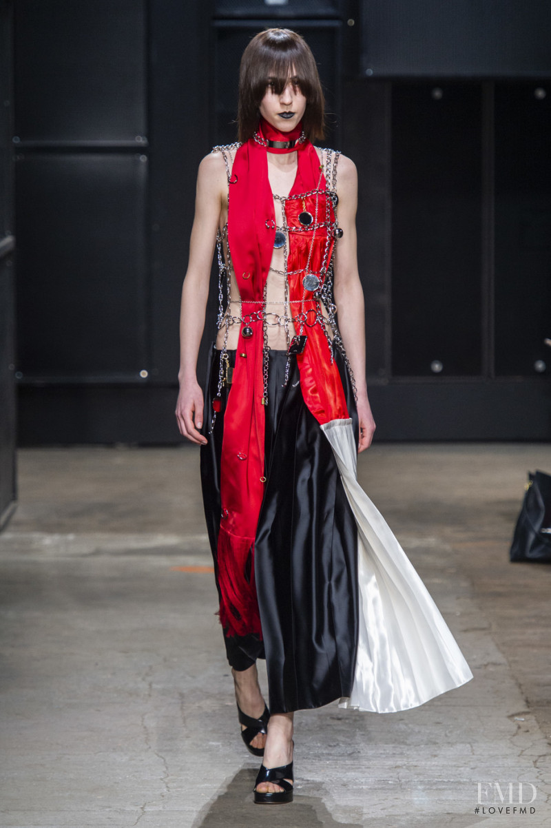 Sveva Miserotti featured in  the Marni fashion show for Autumn/Winter 2019