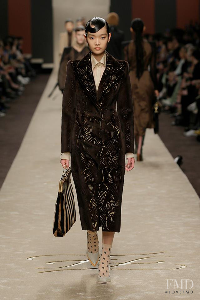 Youn Bomi featured in  the Fendi fashion show for Autumn/Winter 2019