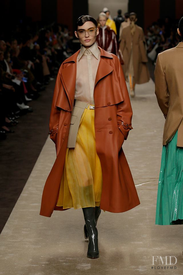 Grace Elizabeth featured in  the Fendi fashion show for Autumn/Winter 2019