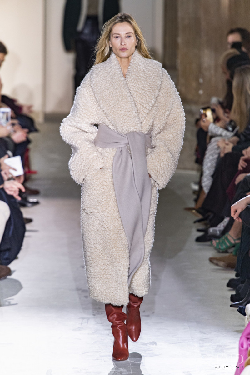 Liisa Winkler featured in  the Salvatore Ferragamo fashion show for Autumn/Winter 2019