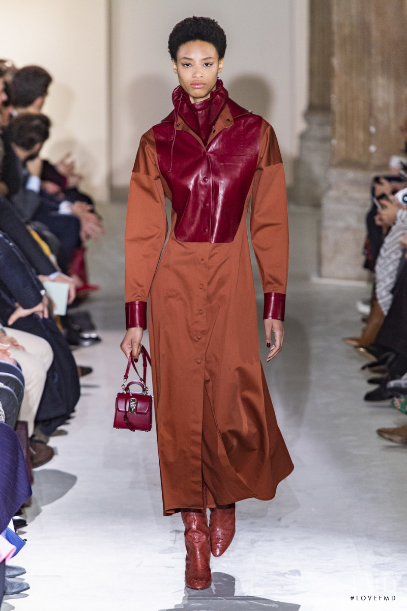 Janaye Furman featured in  the Salvatore Ferragamo fashion show for Autumn/Winter 2019