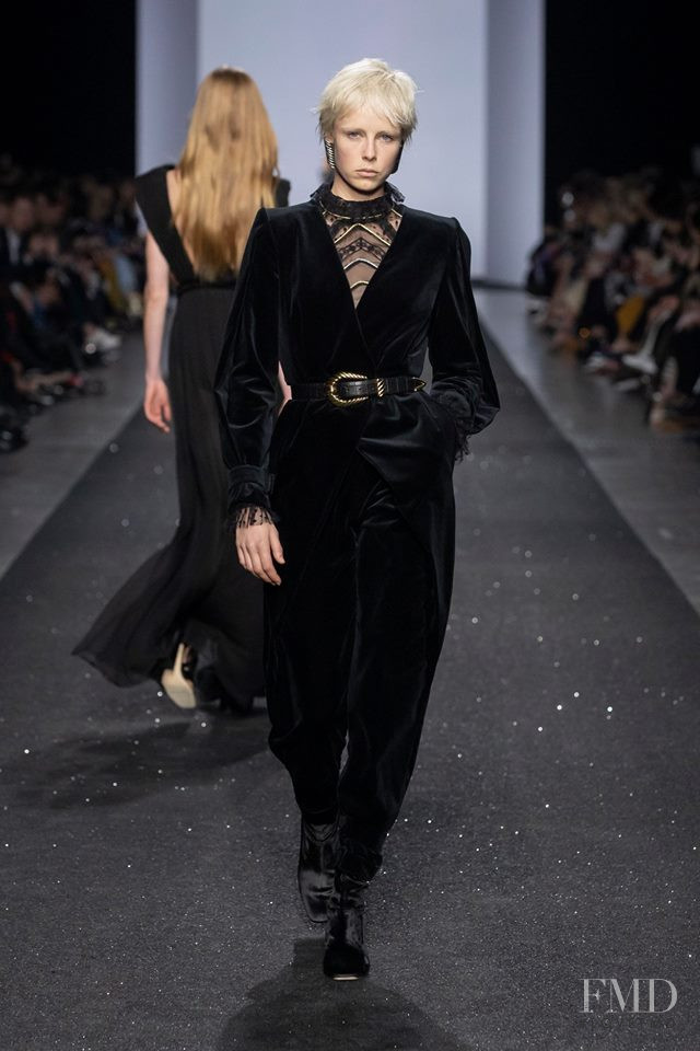 Edie Campbell featured in  the Alberta Ferretti fashion show for Autumn/Winter 2019