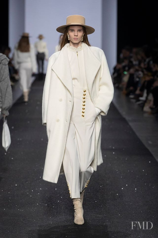 Julia Merkelbach featured in  the Alberta Ferretti fashion show for Autumn/Winter 2019