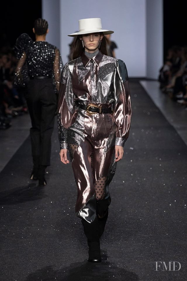 Alberte Mortensen featured in  the Alberta Ferretti fashion show for Autumn/Winter 2019