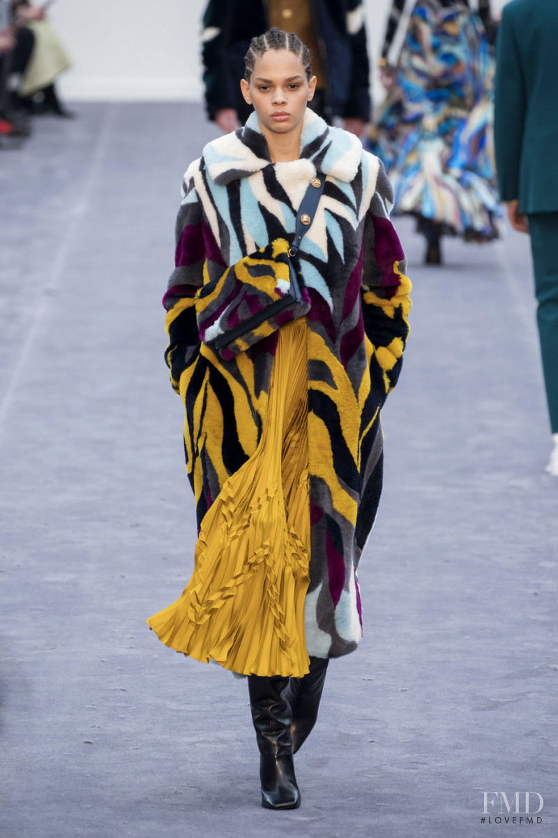 Hiandra Martinez featured in  the Roberto Cavalli fashion show for Autumn/Winter 2019