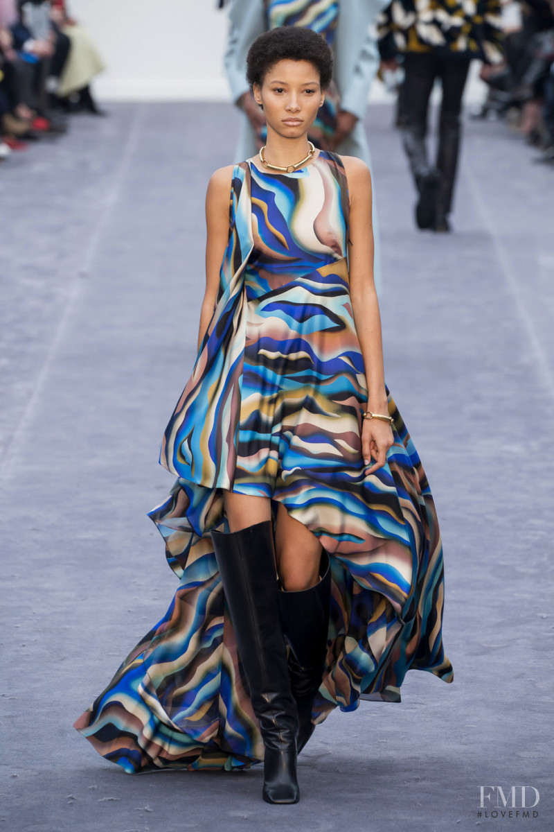 Lineisy Montero featured in  the Roberto Cavalli fashion show for Autumn/Winter 2019