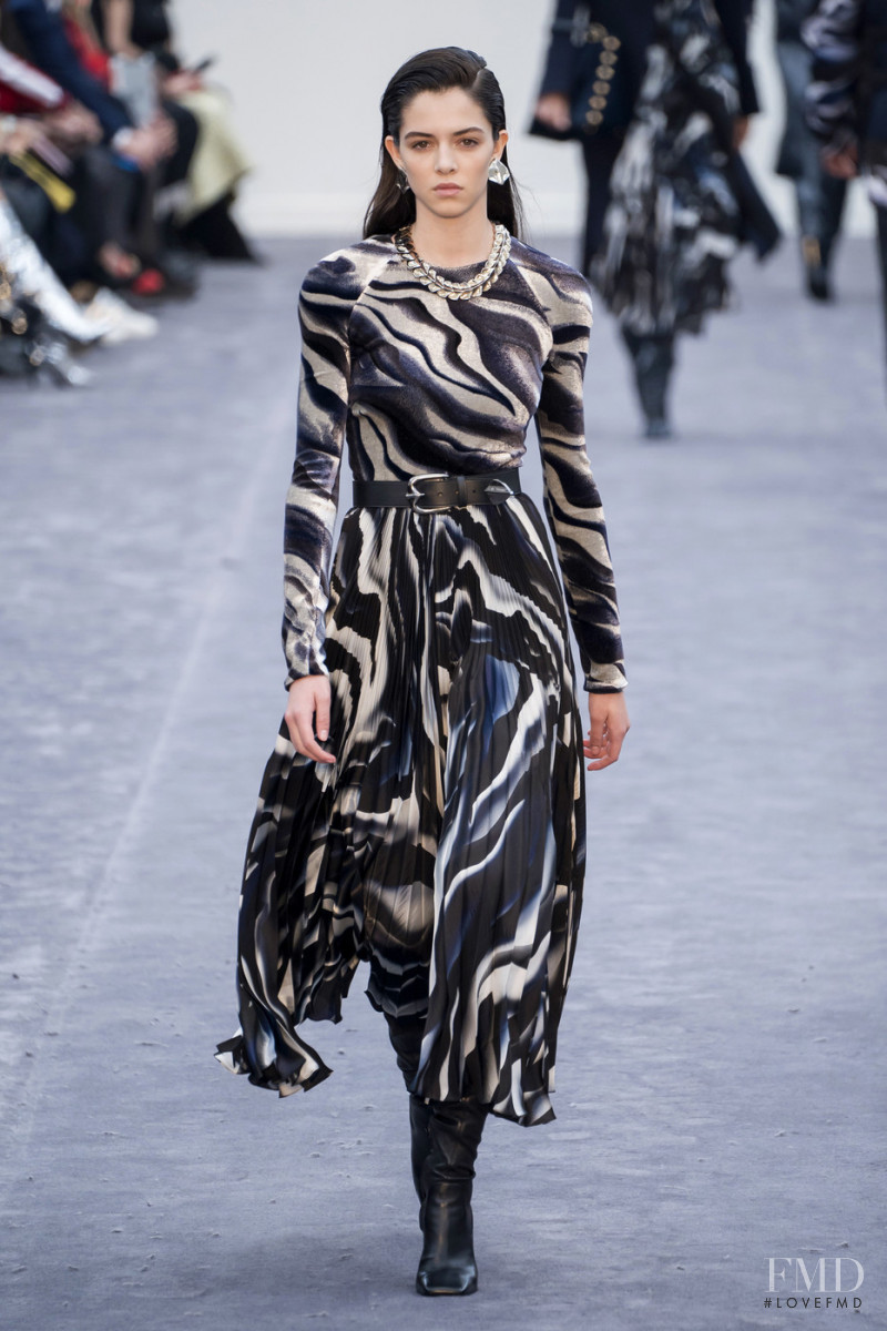 Maria Miguel featured in  the Roberto Cavalli fashion show for Autumn/Winter 2019