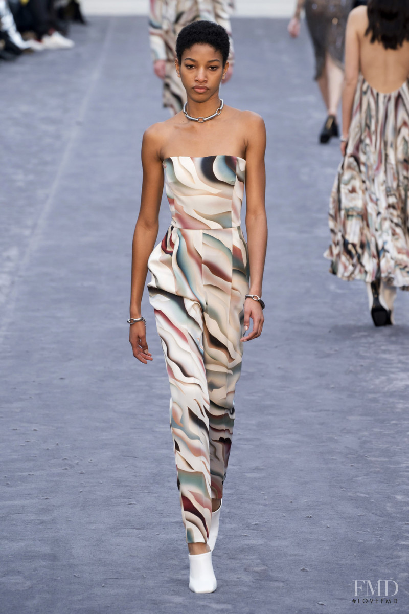 Naomi Chin Wing featured in  the Roberto Cavalli fashion show for Autumn/Winter 2019