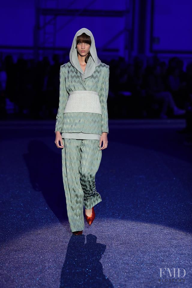 Nayeli Figueroa featured in  the Missoni fashion show for Autumn/Winter 2019