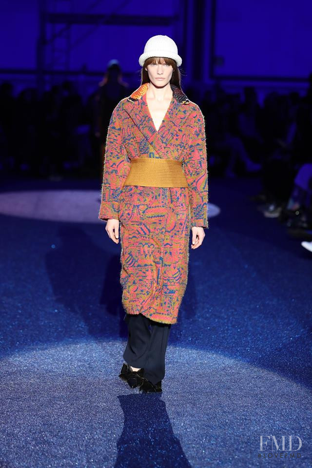 Carolina Burgin featured in  the Missoni fashion show for Autumn/Winter 2019