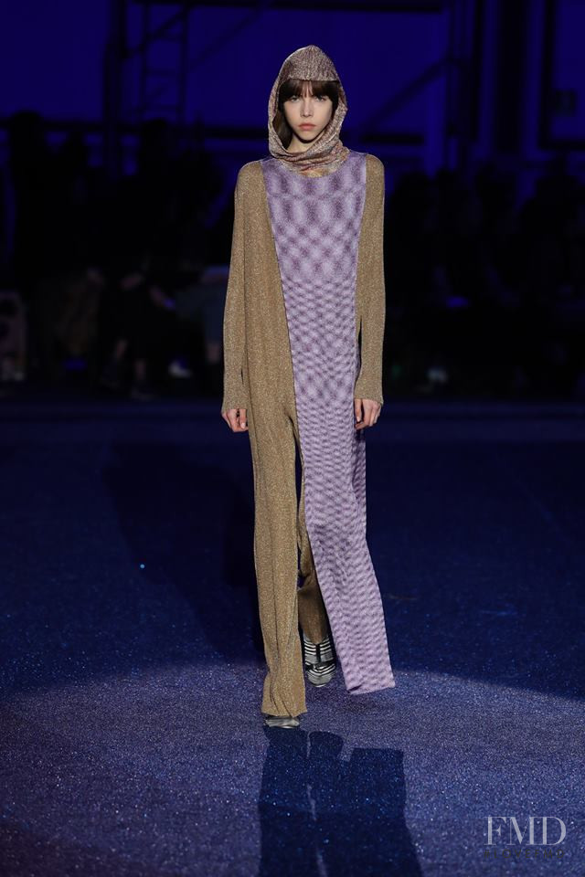 Lea Julian featured in  the Missoni fashion show for Autumn/Winter 2019