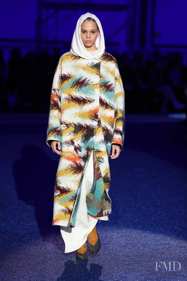 Hiandra Martinez featured in  the Missoni fashion show for Autumn/Winter 2019