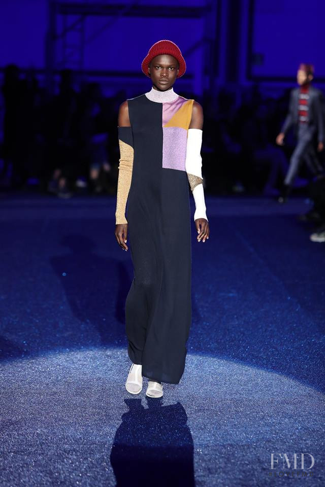 Awar Mou featured in  the Missoni fashion show for Autumn/Winter 2019