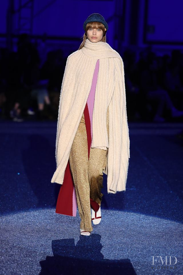 Birgit Kos featured in  the Missoni fashion show for Autumn/Winter 2019