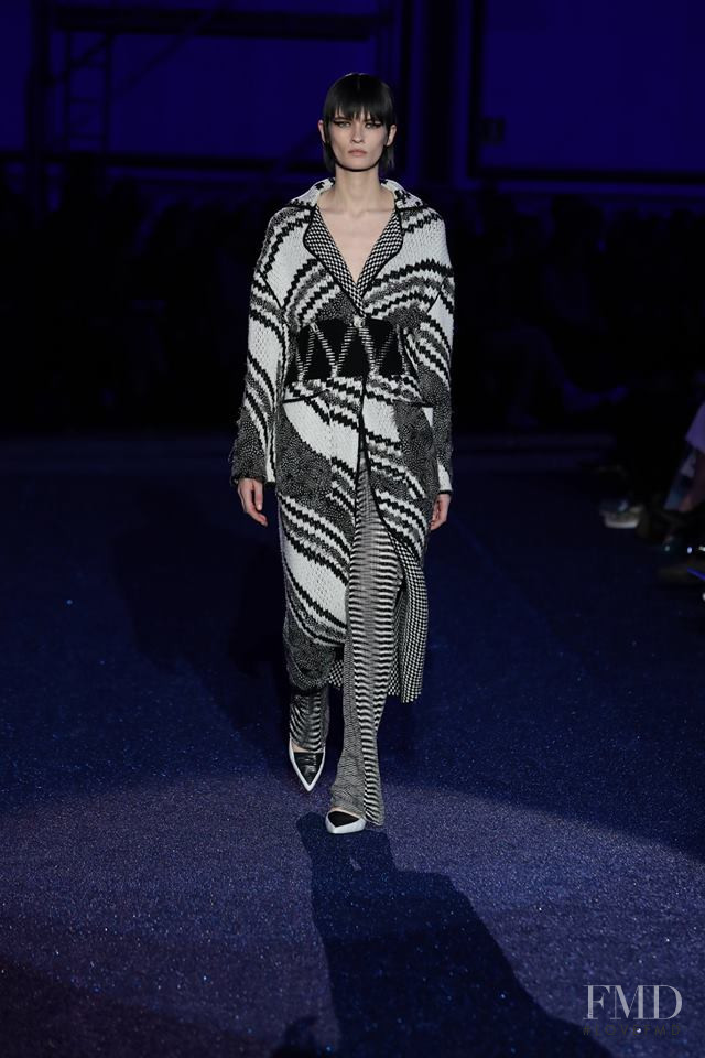 Lara Mullen featured in  the Missoni fashion show for Autumn/Winter 2019