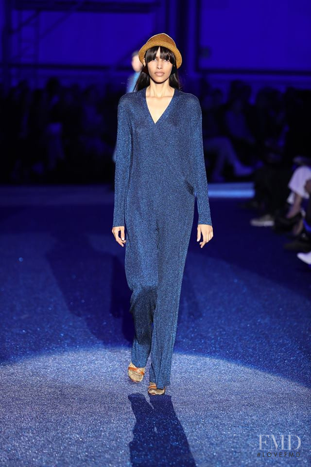 Pooja Mor featured in  the Missoni fashion show for Autumn/Winter 2019