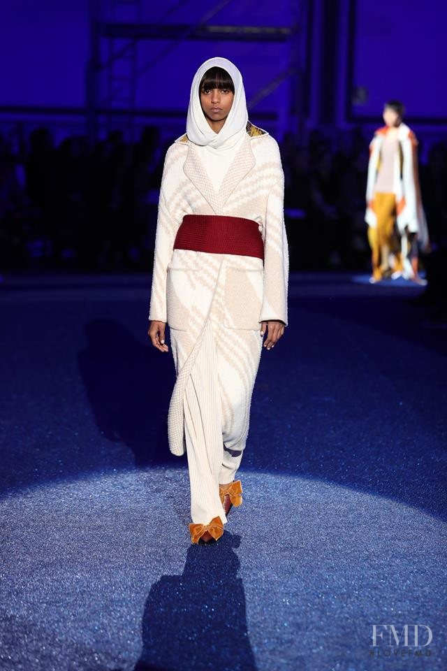 Carmen Amare featured in  the Missoni fashion show for Autumn/Winter 2019