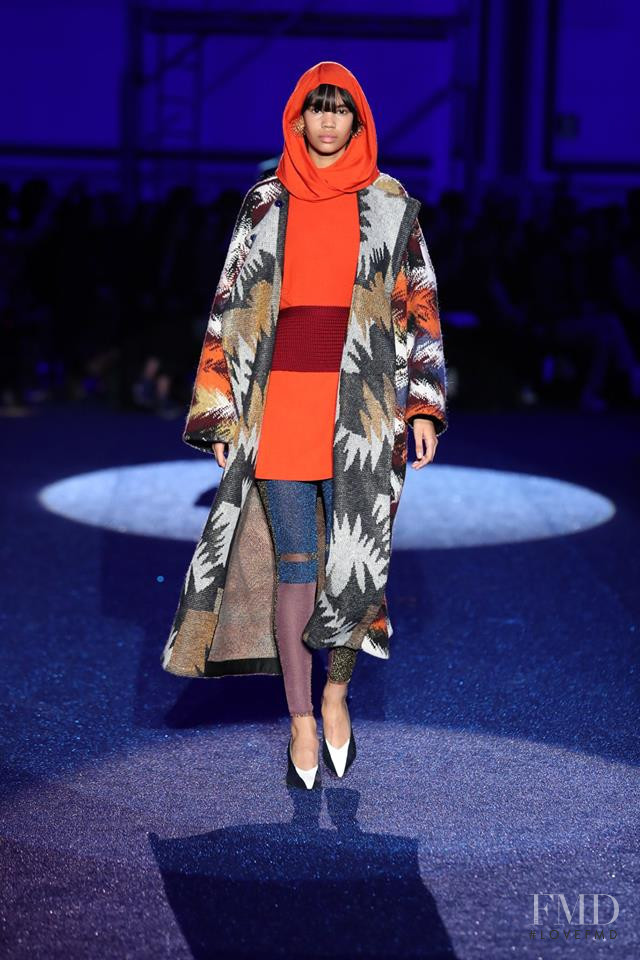 Jordan Daniels featured in  the Missoni fashion show for Autumn/Winter 2019