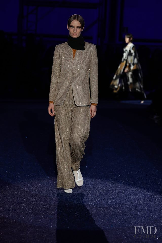 Veronika Kunz featured in  the Missoni fashion show for Autumn/Winter 2019