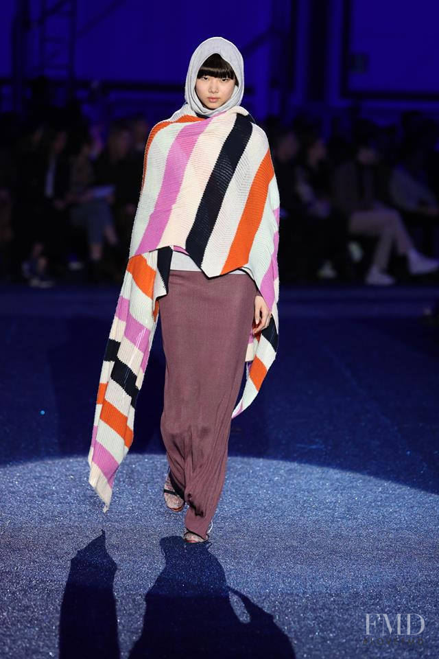 Yoon Young Bae featured in  the Missoni fashion show for Autumn/Winter 2019