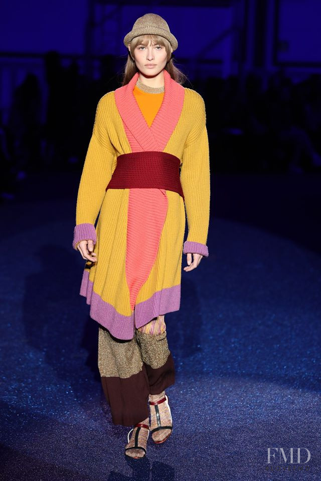 Grace Elizabeth featured in  the Missoni fashion show for Autumn/Winter 2019