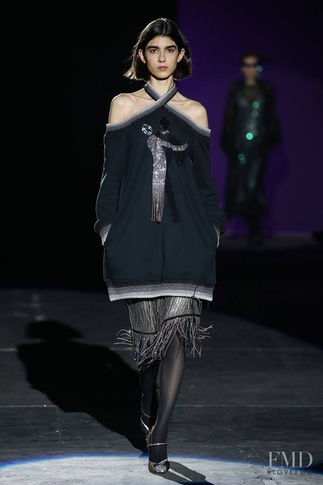 Rebeca Solana featured in  the Marco de Vincenzo fashion show for Autumn/Winter 2019