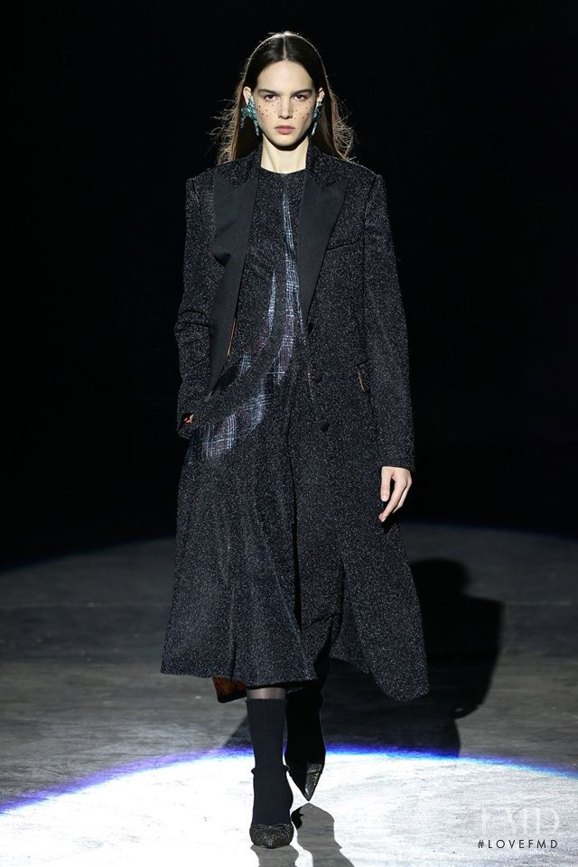 Matilde Buoso featured in  the Marco de Vincenzo fashion show for Autumn/Winter 2019