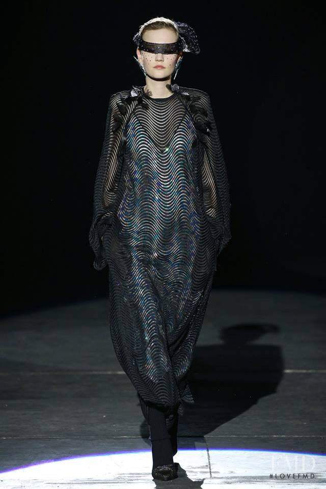 Lina Hoss featured in  the Marco de Vincenzo fashion show for Autumn/Winter 2019